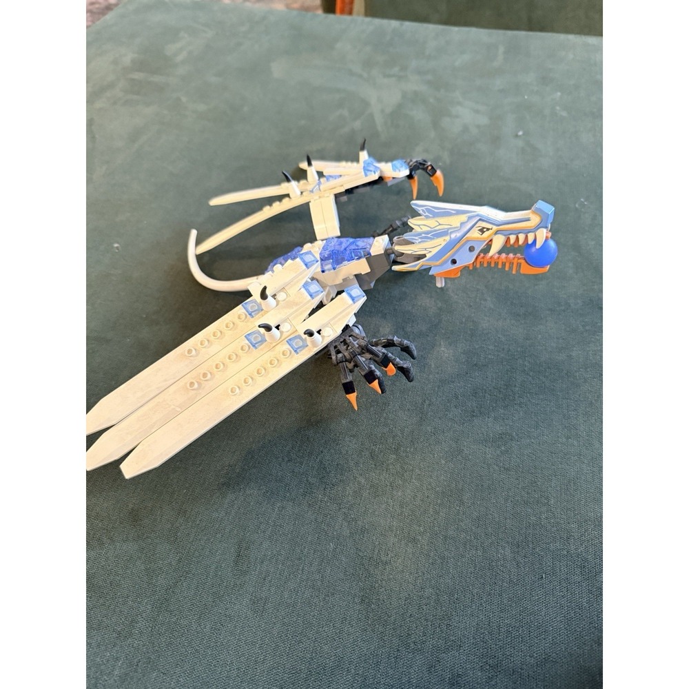 LEGO NINJAGO: Ice Dragon Attack (2260) No Minifigures Missing Some Pieces!
